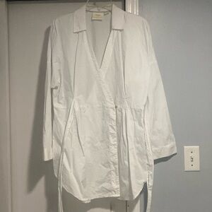 Maeve by Anthropologie white shirt